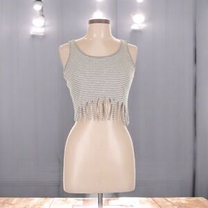 Sonoma Goods For Life  Fringe Tank Top l SIZE L